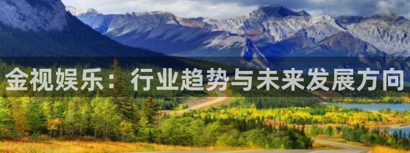 NG大舞台：金视娱乐：行业趋势与未来发展方向