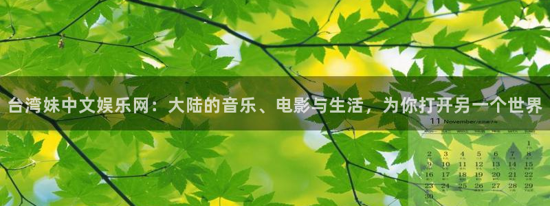 南宫大舞台官网入口：台湾妹中文娱乐网：大陆的音乐、电影与生活，为你打开另一个世界