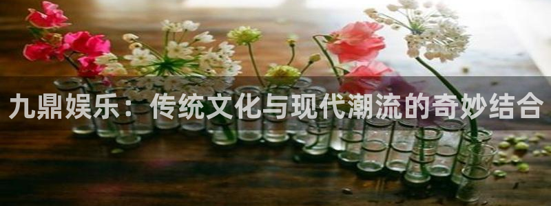 南宫大舞台：九鼎娱乐：传统文化与现代潮流的奇妙结合